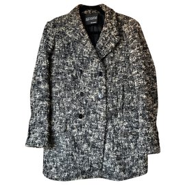 The Kooples-Coats, Outerwear-Black,White,Grey