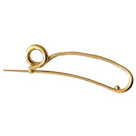 Goldene Brosche oder Anstecknadel Alexandra Golovanoff Golden