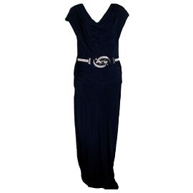 Alice by Temperley Robe evenind bleue ornée Bleu
