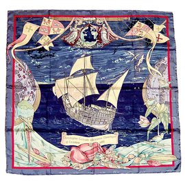 Hermès-Christophe Colomb découvre L'Amérique 12 Octobre 1492-Multicolore