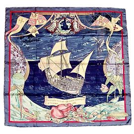Hermès Cristoforo Colombo scopre l'America 12 ottobre 1492 Multicolore