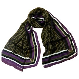 Fendi-FENDI stole-Brown