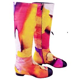 Chanel boots ready-to-wear catwalk collection 2015 Spring-Summer Multiple colors