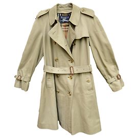trench coat vintage Burberry para mulher 42 Caqui