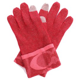 Luvas Coach Vermelhas Vermelho