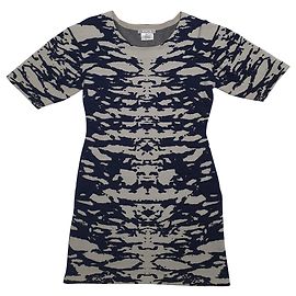 Vestido abstrato Dagmar Multicor