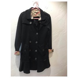 Burberry-Girl Coats outerwear-Black