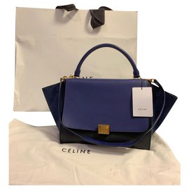 Céline-Bolsas-Azul escuro