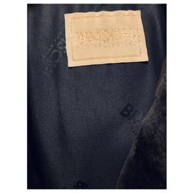 Braschi-Braschi Burgundy Kopenhagen MINK coat-Black