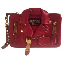 Moschino-Moschino Biker Bag-Red