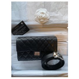 Autre Marque-Chanel uniform bum bag-Black
