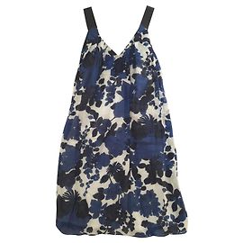 Vestido Tara Jarmon con estampado floral de algodón y seda Multicolor