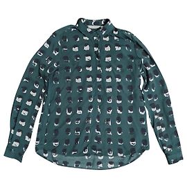 & Other Stories Camicia in Viscosa Verde Multicolore Verde