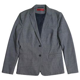Hugo Boss Blazer Grey Wool Viscose Multiple colors Grey