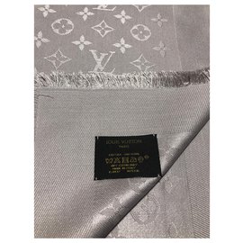 Scialle Louis Vuitton monogram Grigio