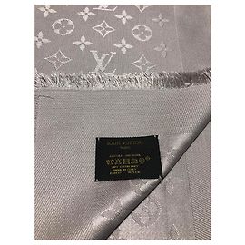 Louis Vuitton monogram shawl Grey
