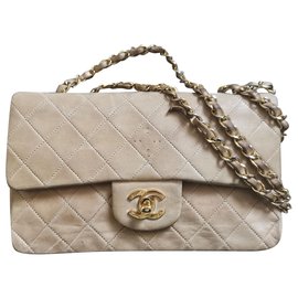 Chanel-Chanel Timeless 2.55 Beige-Beige