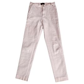 Apc Vanessa Seward White Cotton Jeans White