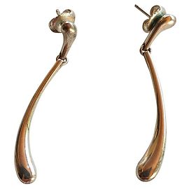 Orecchini Tiffany & Co Elsa Peretti in argento a goccia Argento