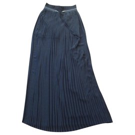 The Kooples LANGER BLÄTTERROCK, 34. Schwarz