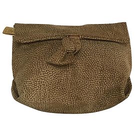 Autre Marque Borbonese  Clutch Bag Brown