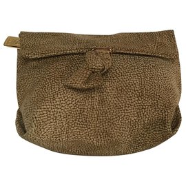 Autre Marque Pochette Borbonese Marron