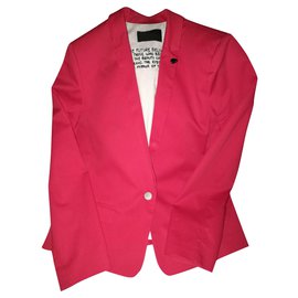 Ikks Red tailored jacket Red