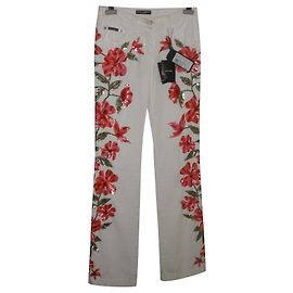Dolce & Gabbana Jeans White Cotton Size 40 White