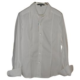 Gucci Baumwollbluse in Weiß 44 IT Weiß