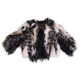 Roberto Cavalli Casaco curto de pele Multicor