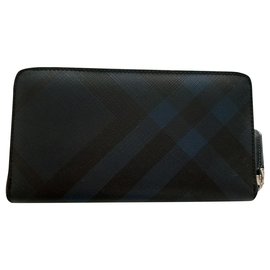 Burberry Purses, wallets, cases Black Blue