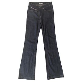 Vaqueros Burberry Brit Wiltshire Flare de Cintura Alta Azul Marino Azul marino