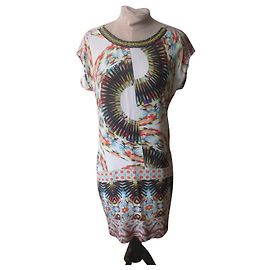 Autre Marque Abito in seta multicolore Multicolore