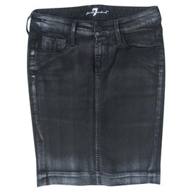 7 For All Mankind-Afueras-Negro,Gris