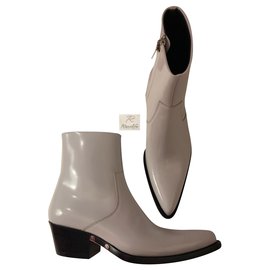 Calvin Klein Ankle Boots White