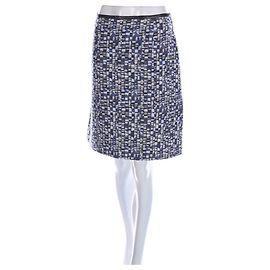 Falda Hugo Boss de algodón y viscosa multicolor Multicolor
