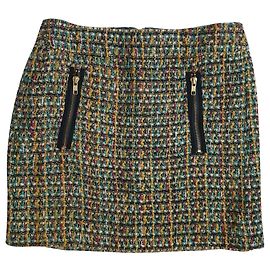 J.Crew Mini-jupe en tweed multicolore Multicolore