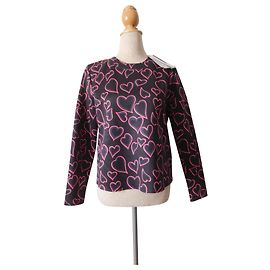 Blouse Max Mara Sport Max Noire à Cœurs Noir