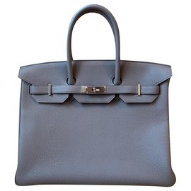 Hermès-HERMES BIRKIN 35-Grigio