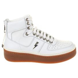 Baskets Neil Barrett en cuir blanc Blanc