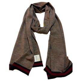 Sciarpa lana Gucci Marrone chiaro