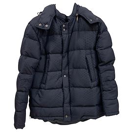 Roberto Cavalli Casaco com capuz estampado Azul escuro