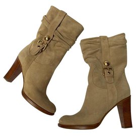 Louis Vuitton-Louis Vuitton Safari boots-Beige