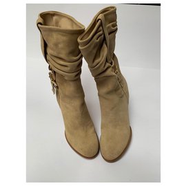Louis Vuitton-Louis Vuitton Safari boots-Beige