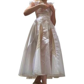 Fendi-Tenue de soirée estivale Fendi pour  femme audacieuse-Blanc cassé