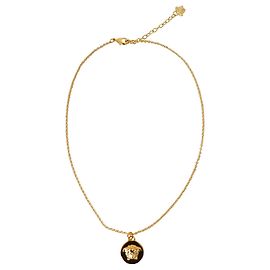 Versace Colar Medusa com Pingente Dourado