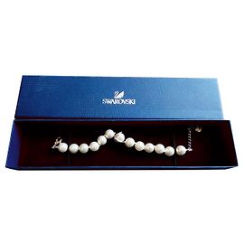 Swarovski Pérolas e cristais Branco