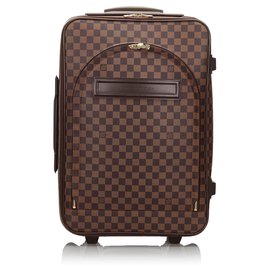 Louis Vuitton-Louis Vuitton Brown Damier Ebene Pegase 60-Brown