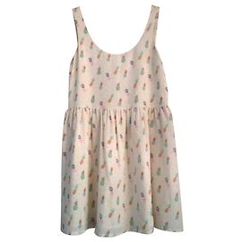 Des Petits Hauts Vestidos Creme