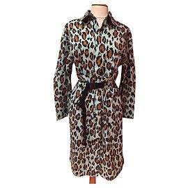 Kenzo Vestidos Estampa de leopardo